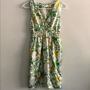 Silk Floral Dress